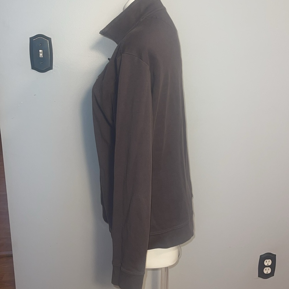 Vineyard Vines Men’s 1/4 zip pullover. Gray with black whale logo. Large - Picture 6 of 9